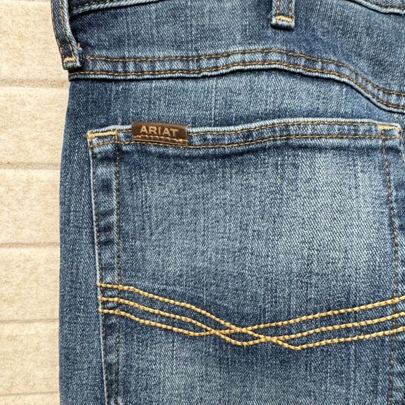 Ariat Men's Blue Bootcut Jeans - Picture 8 of 16